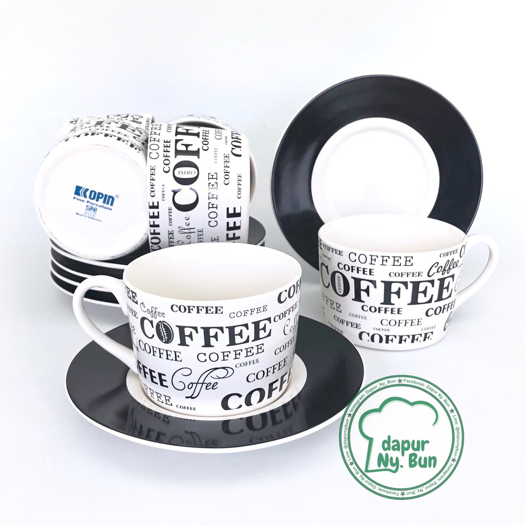 6 Pasang Cangkir Set Full Print Coffee 6 Cangkir 6 6 Pasang Cangkir Set Full Print Coffee 6 Cangkir 6