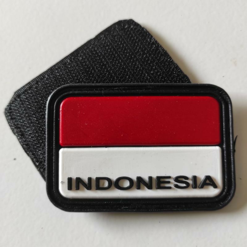 Emblem Patch Rubber Bendera indonesia/palestina/Garuda