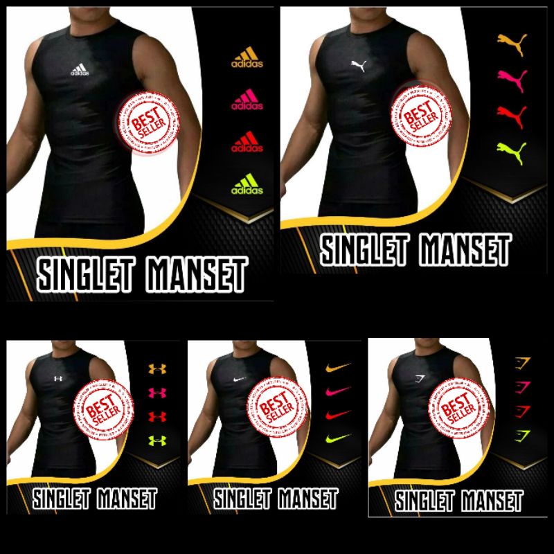 Kaos baju renang diving pria kaos gym jersey bola singlet