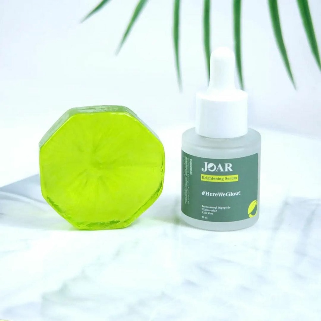 Joar Skincare Paket Serum Pencerah Wajah/brightening bar soap/BPOM Original