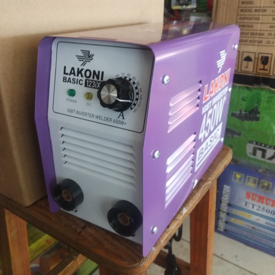 MESIN LAS/TRAPO LAS 450 WATT LAKONI BASIC 123IX MESIN LAS LISTRIK