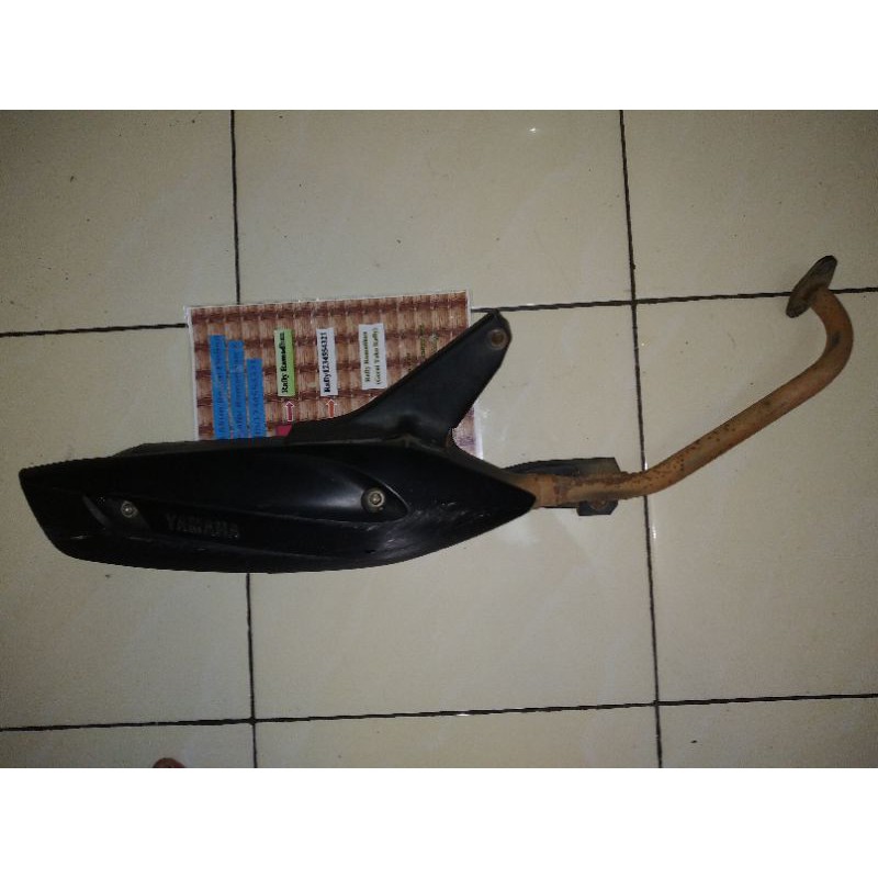 knalpot ori fino 125 ori yamaha kode bj83 standar dan mulus