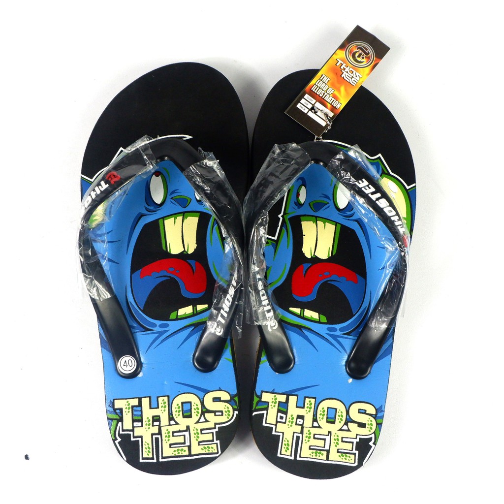 Sandal Jepit Pria Sandal Distro Thostee SSK 010 pusatmode1234