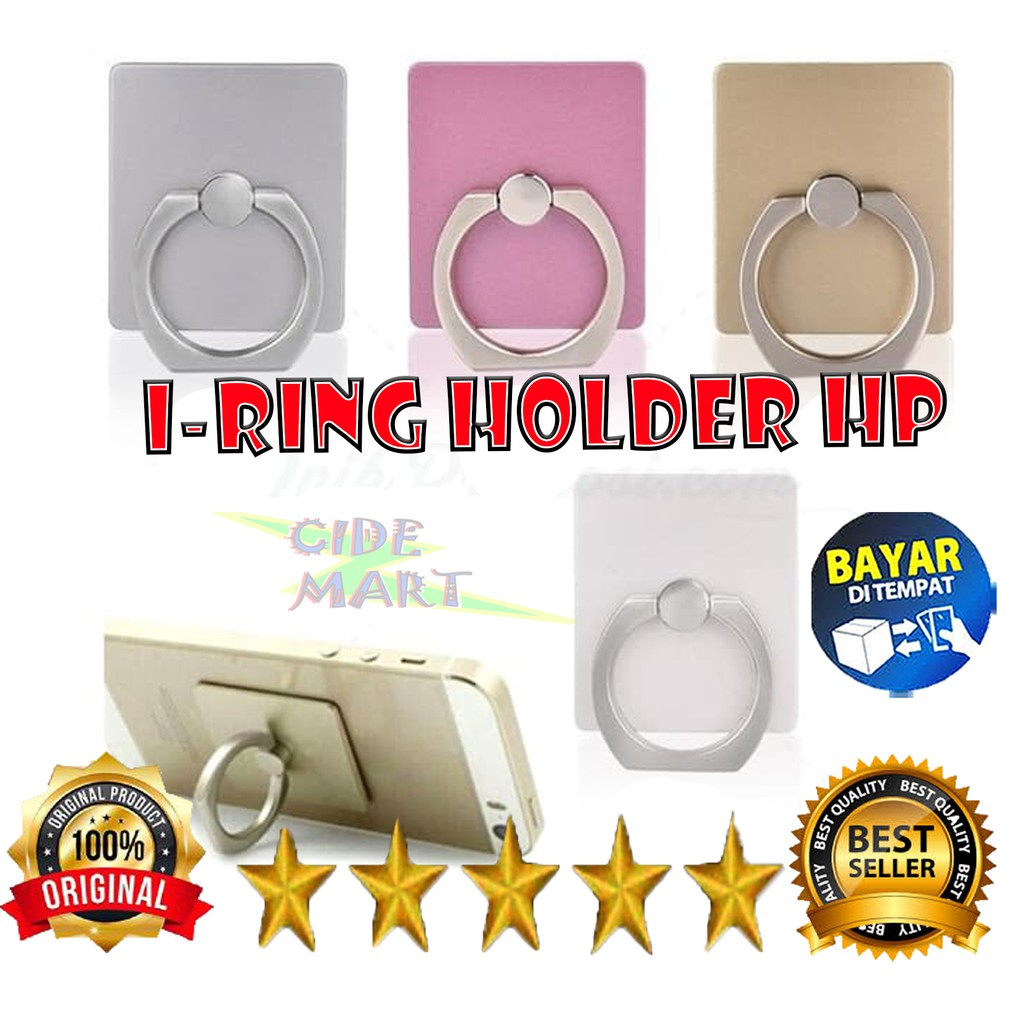 [ORIGINAL] HOLDER HP I-RING / IRING STAND HOLDER HANDPHONE CINCIN HP