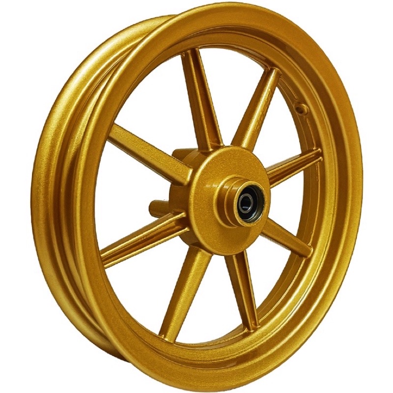 Velg VRossi Comet Palang 8 Ring 12 Scoopy Genio BeAT Vario 110 Spacy Hitam Gold Putih