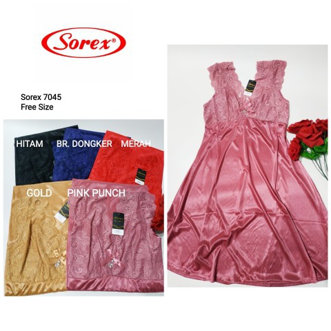 Lingerie Sorex Exclusive 7045 7046 Baju Tidur Sexy Kualitas Bagus