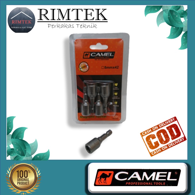 CAMEL MAGNETIC ROOFING 8 x 42mm / MATA BOR BAUT ROOFING BAJA RINGAN / Kunci Baut Baja Ringan
