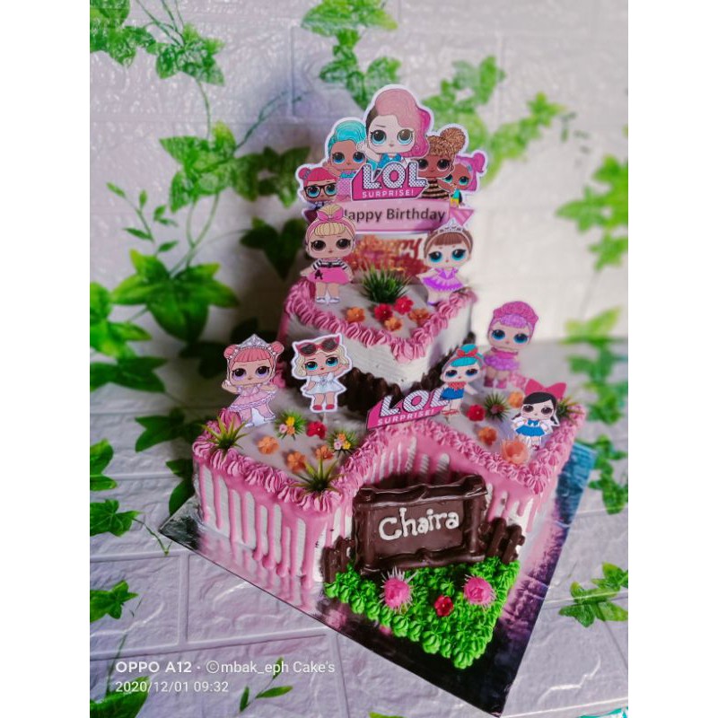 

CUSTOM topper kue ultah / topper tart