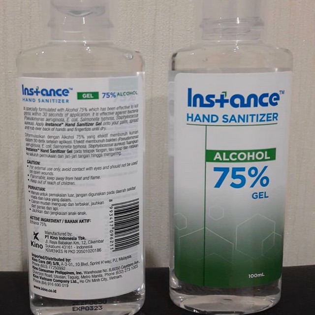 Instance Hand Sanitizer 100ml.