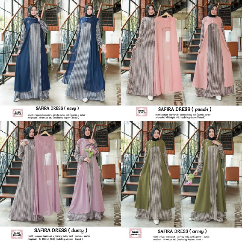 SAFIRA DRESS BY ATHAYA HIJAB