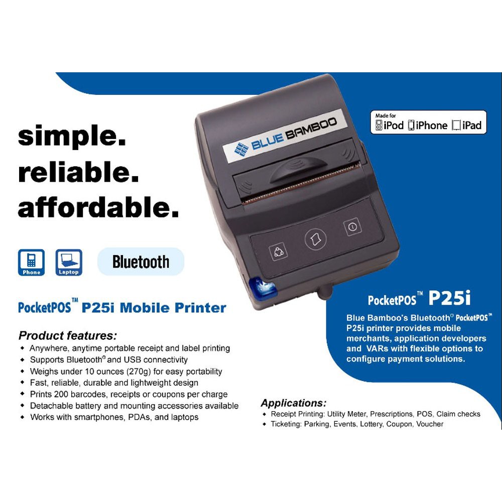 Printer Bluetooth Bluebambo P25i