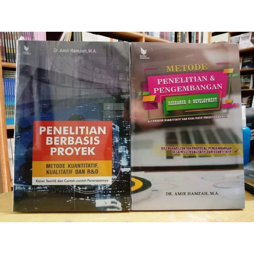 Paket 2 Buku Research And Development Penelitian Pengembangan R D Amir Hamzah Shopee Indonesia