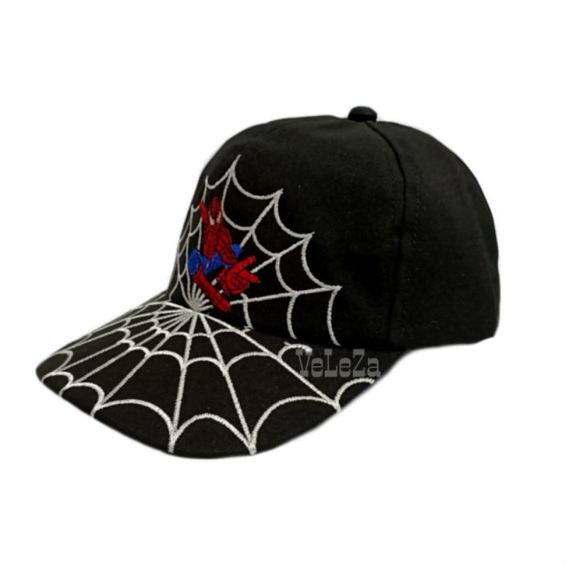 Topi anak Spiderman bordir Topi anak karakter topi anak