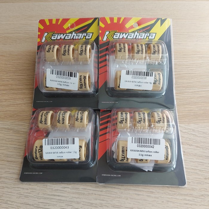 Roller Racing Nmax 9-10-11-12gr gram M3 Xeon Soul GT 125 Kawahara - 12 Gram