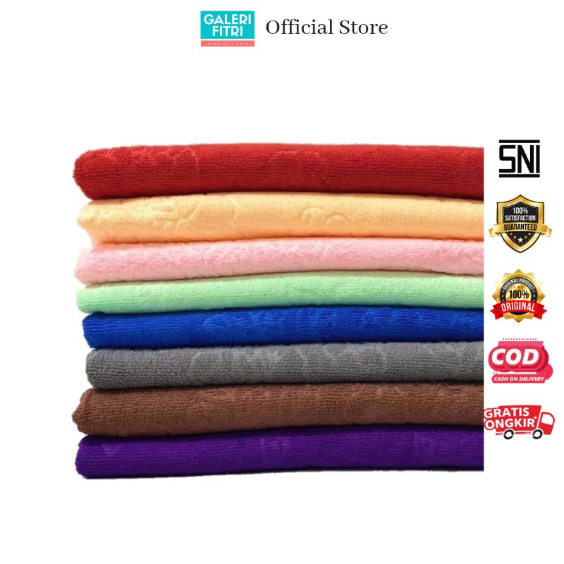 Handuk Dewasa Polos Emboss - Handuk Emboss Polos - Handuk Polos - Handuk Dewasa Polos - Handuk Mandi