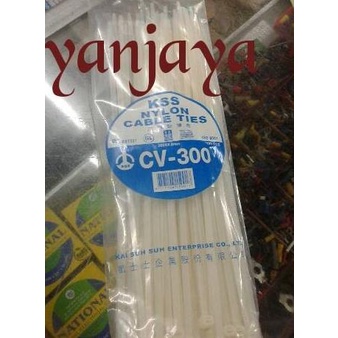 

BISA BAYAR DITEMPAT KSS NYLON CABLE TIES CV-300/30CMX4,8MM PUTIH TERPERCAYA Kode 116