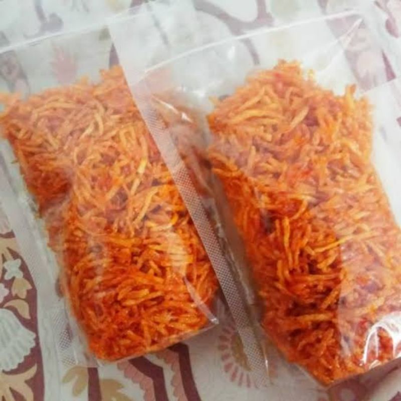 

Termurah KENTANG MUSTOFA / KENTANG KRISPI KRIUK /BALADO EXTRA PEDAS MANIS 100GR