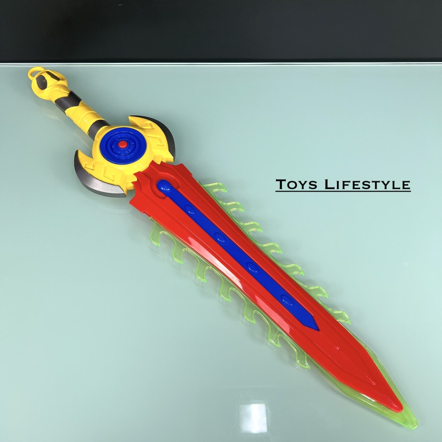 Mainan Anak Orb Sword Super Hero Ultra Blade Sword Plastik (Murah)