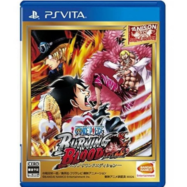 Best Seller Ps Vita Kaset One Piece Burning Blood (Region 3) English Version Berkualitas