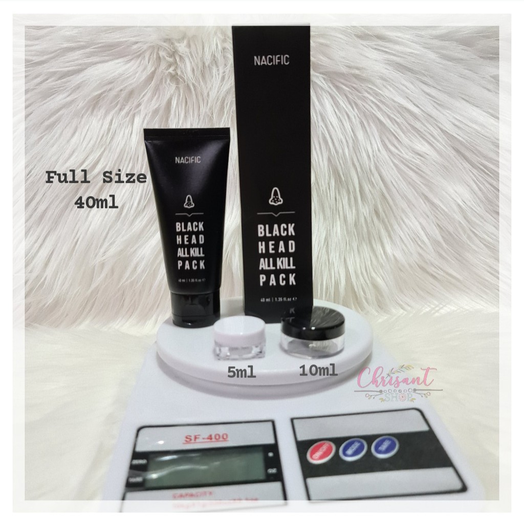 nacific blackhead all kill pack Original pembersih komedo share jar/full