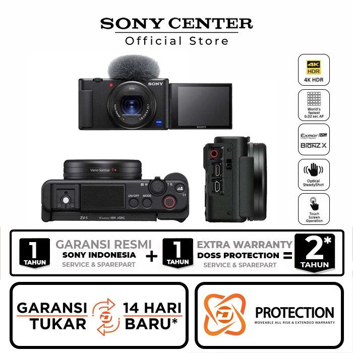 SONY ZV-1 Digital Compact Camera / Sony ZV1 Vlogging Camera 4K Video-2