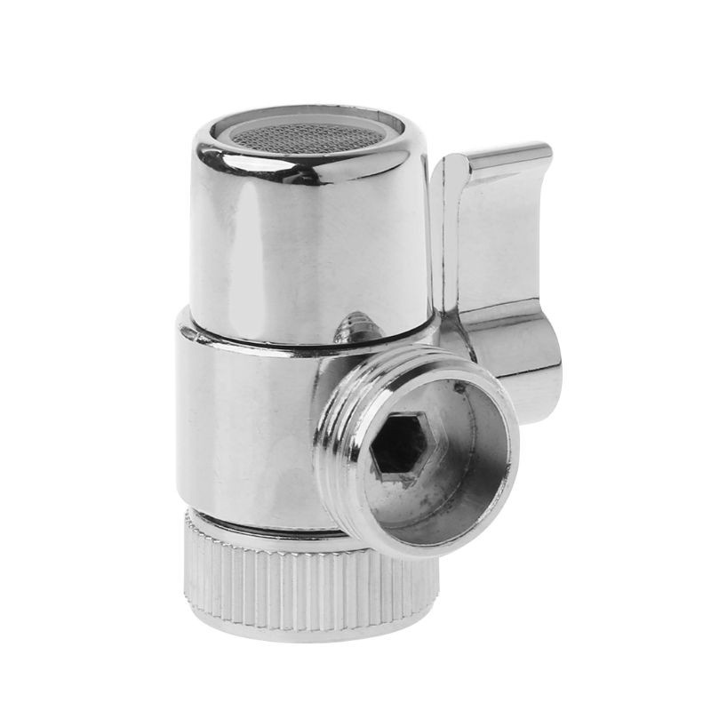 CRE  Brass 3-way Diverter Valve Faucet Connector Adapter Three Head Function Switch