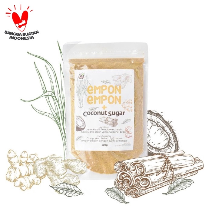 

tradisional-minuman- house of organix empon empon + coconut sugar 200 gr -minuman-tradisional.
