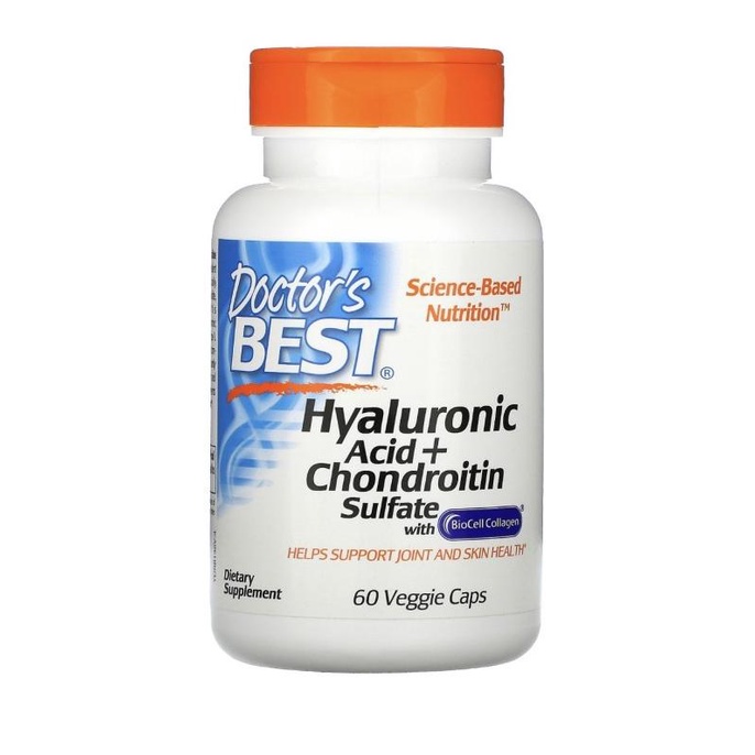 Doctor's Best Hyaluronic Acid + Chondroitin sulfate w BioCell Collagen