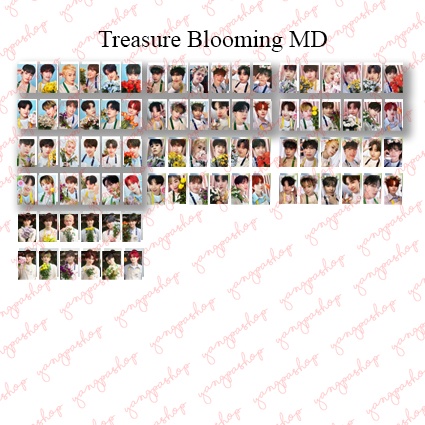 [PO / SET] TREASURE BLOOMING MD TRES PHOTOCARD UNOFFICIAL FANMADE YANGPASHOP HARUTO JUNKYU ASAHI