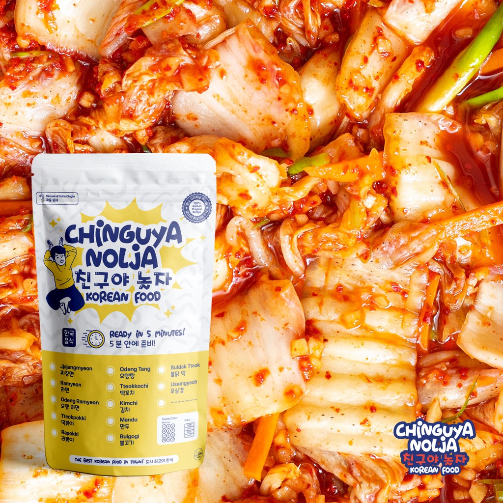 

Chinguya Nolja - Kimchi Sawi / Asinan Kimchi / Kimchi Instan Hallal - Korean Food