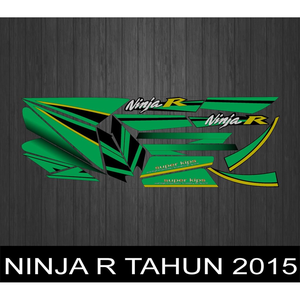 STIKER STRIPING LIST NINJA R 2015