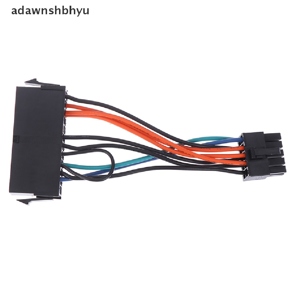 [adawnshbhyu] 24pin Female to 10PIN Male Adapter Power Supply Kabel Cord Untuk Motherboard 10PIN