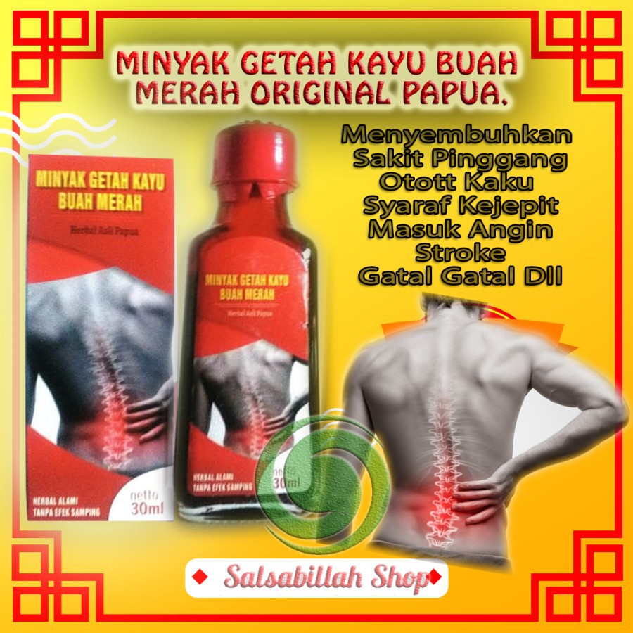 Asli Obat Asam Urat / Minyak Getah Kayu Buah Merah ORIGINAL PAPUA