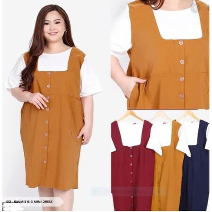 Dress Kerja Hamil Jumbo/Baju Hamil Kerja Jumbo/Dress Hamil Kerja Jumbo Bavmie