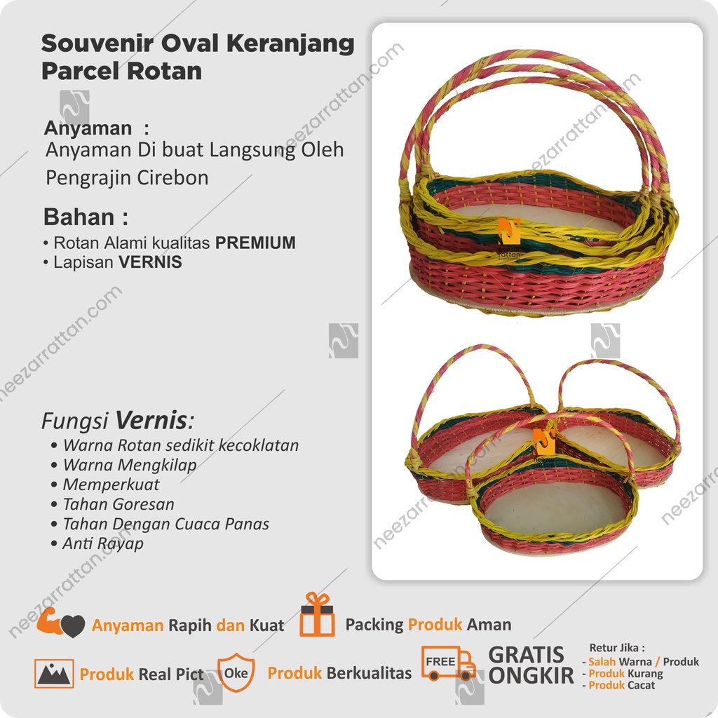 Tempat Souvenir Kotak keranjang parcel hantaran seserahan pernikahan lamaran kranjang buah