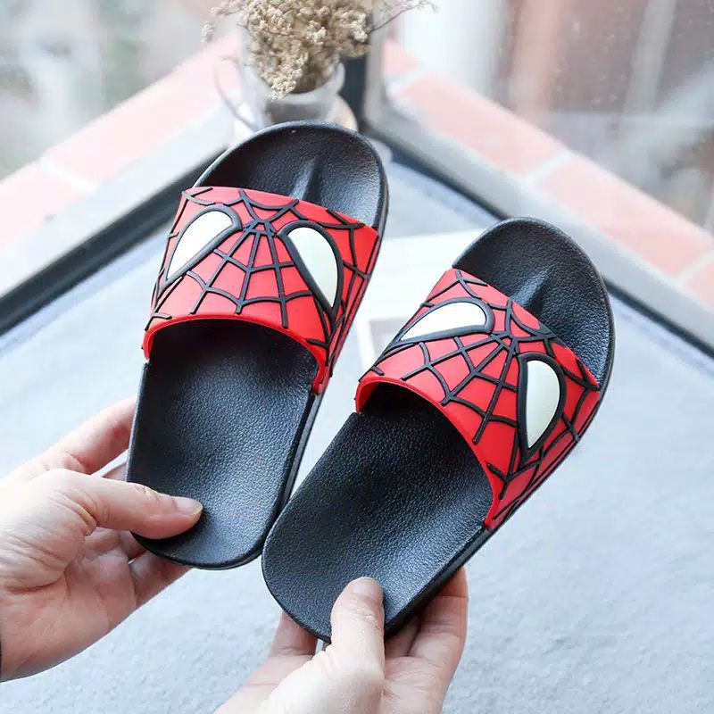 sandal anak dan dewas spiderman x