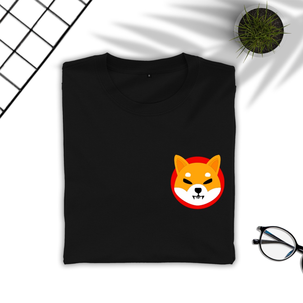 T-shirt Kaos Crypto "Shiba Inu SHIB" -Kaos Cryptocurrency/Kaos Shiba Inu/Kaos Shiba Army/Kaos Crypto