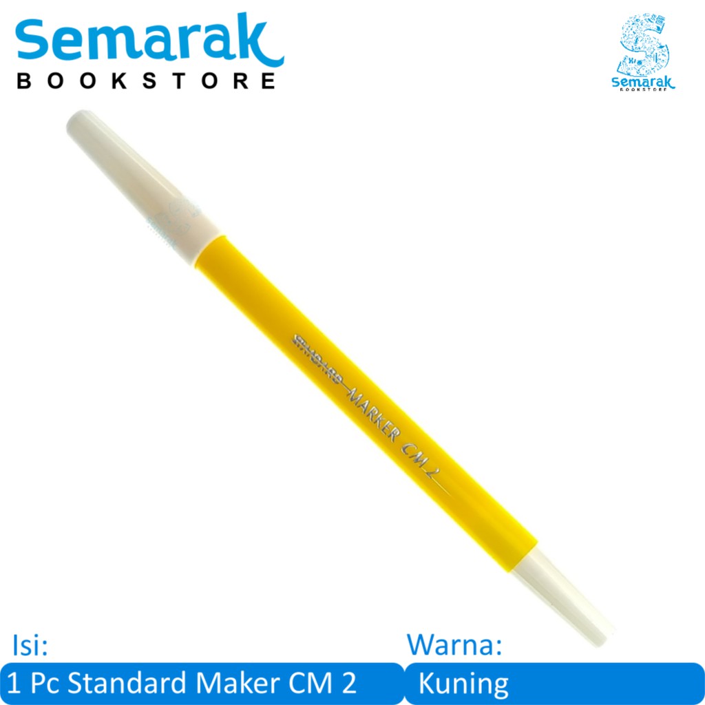 

Standard Marker CM 2 Spidol Warna - Kuning