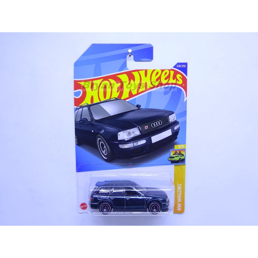 HOT WHEELS TREASURE HUNT 94 AUDI AVANT RS2 HITAM BAN KARET