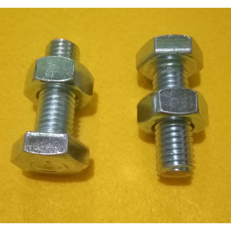 Baut 17 + mur panjang drat 3cm