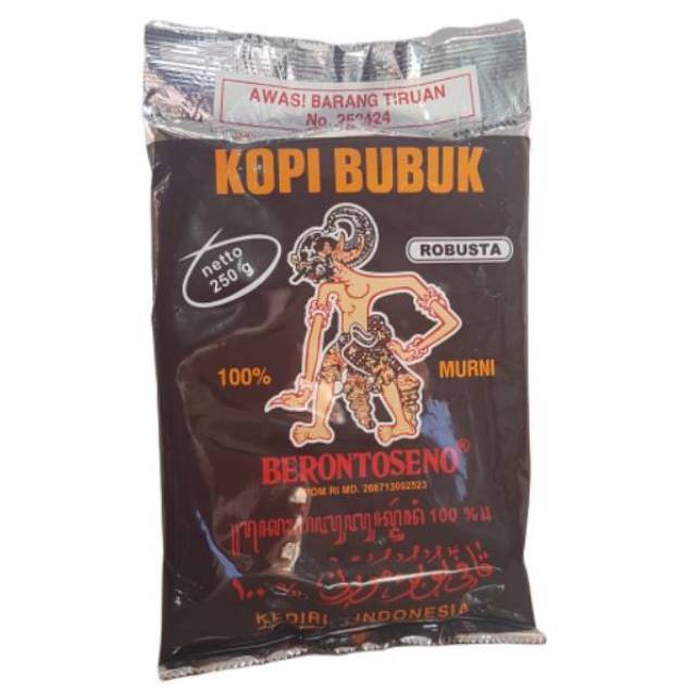 Kopi Bubuk Berontoseno Khas KEDIRI 250Gr