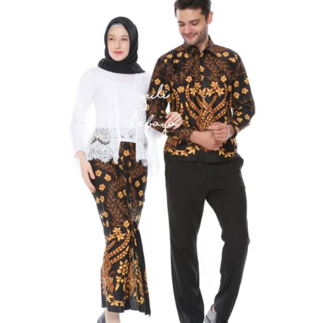 Set kebaya couple,  sarimbit batik