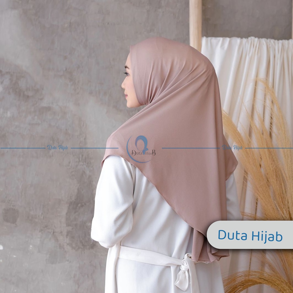 Jilbab Bergo Hamidah Non Pet | Khimar Daisy Instan Bergo Malay Jersey Premium