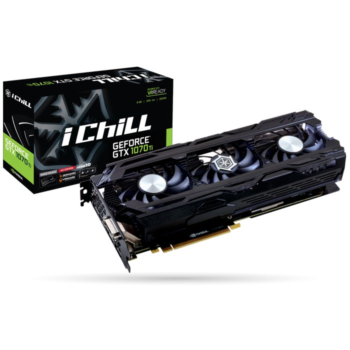 GARANSI ORI  Inno3D iChill GeForce GTX 1070 Ti X3 8GB GDDR5 256bit - VGA Card