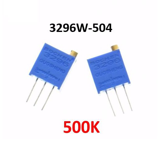 VR 3296 500K Ohm 504 Potensiometer Multiturn Variable Resistor Trimmer Trimpot