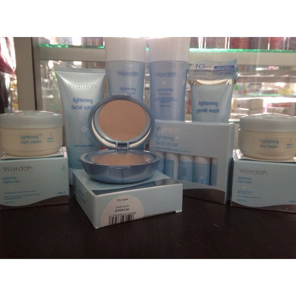 Promo  Wardah Lightening Series Paket Set  Terlaris