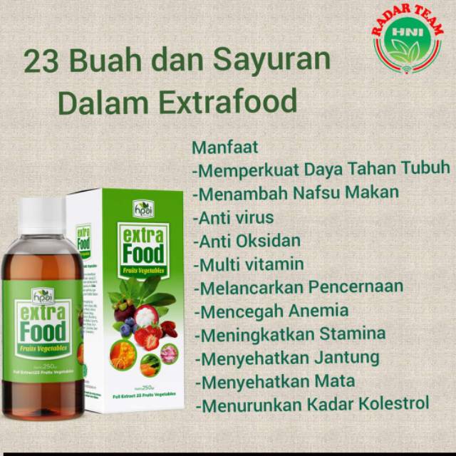 

Extra food