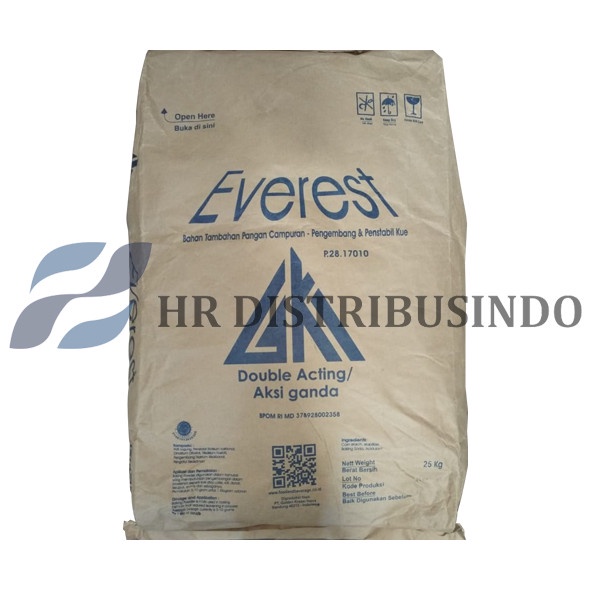 

Baking Powder EVEREST DOUBLE ACTING 1 kg (Repack)