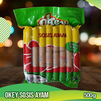 

OKEY Sosis Ayam | Kemasan 500g