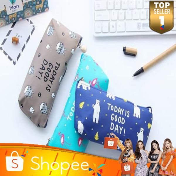 

Tempat Pensil Lucu Good Day Kekinian D23 Alat Kantor Dompet Sekolah Tempat Sepidol Waterproof Murah